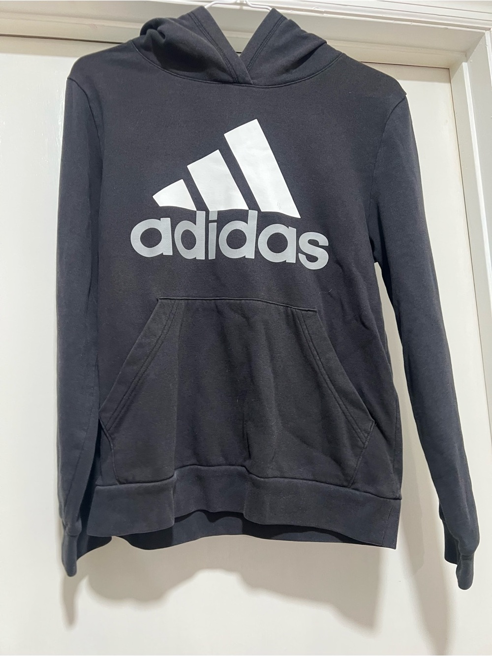 adidas Black and White Logo Tee